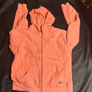 Nike Coral Zip-Up Hoodie